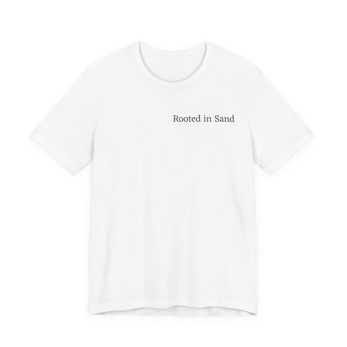Rooted in Sand Beach Vacation Graphic T-Shirt