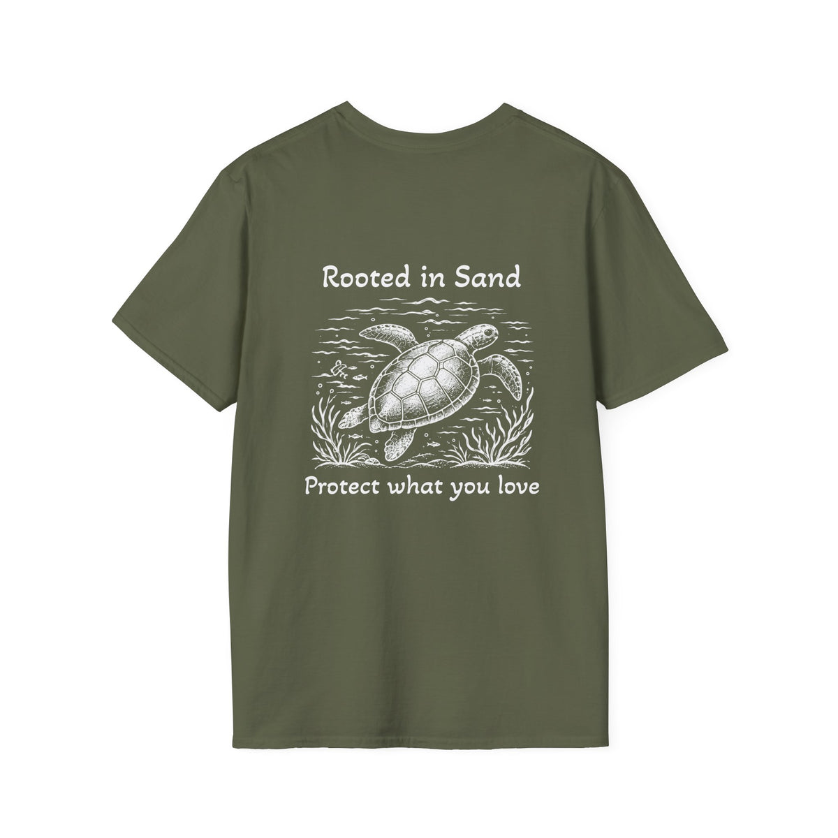 Rooted in Sand Sea Turtle T-Shirt
