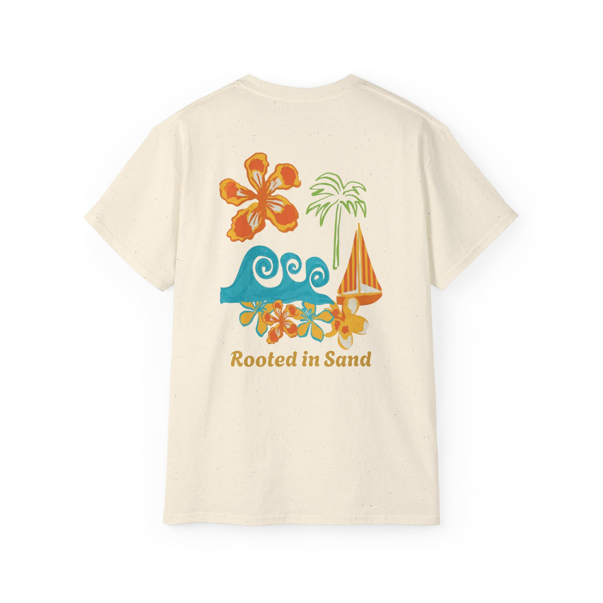 Coastal Rooted in Sand Floral T-Shirt