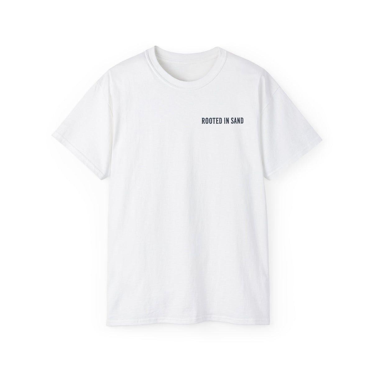 Rooted in Sand Surf Board Graphic Tee