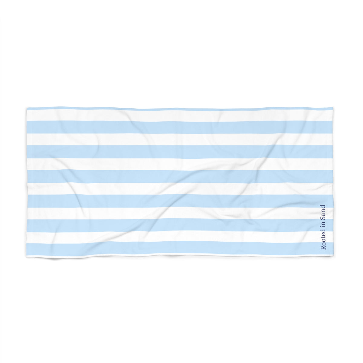 Rooted in Sand Coastal Riviera Striped Beach Towel