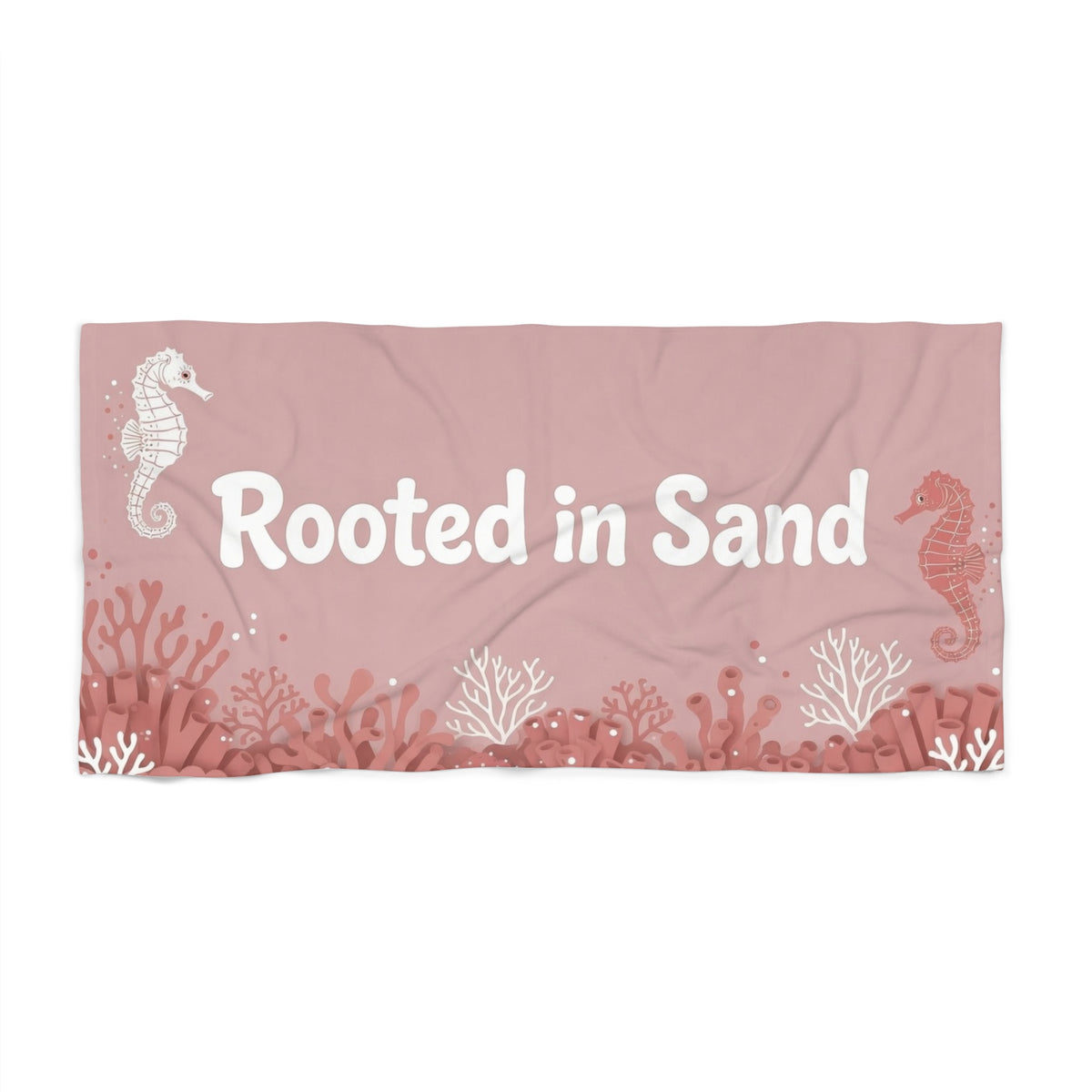 Rooted in Sand Sea Horse Beach Towel