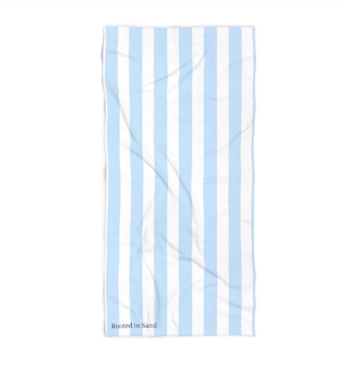 Rooted in Sand Coastal Riviera Striped Beach Towel