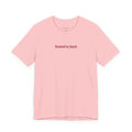 Rooted in Sand Embroidered Pink T-Shirt